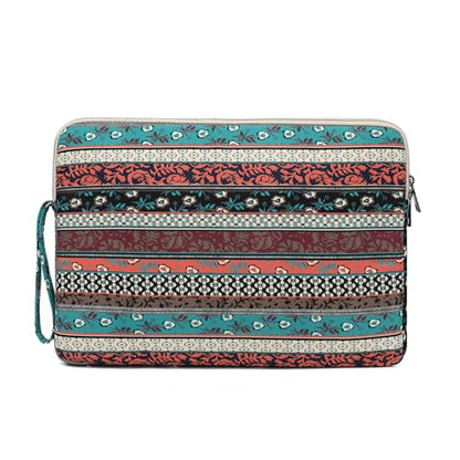 Laptop Sleeve 13.3 inch14 Inch, 15.6inchWater Resistant Traveling Computer Cover with Handle, Shockproof Protective Carrying Laptop Case (Y8-Red Bohemia, 14 inch) - color: Y8-Red Bohemia, size: 14 inch