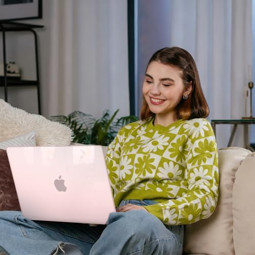 B BELK for MacBook Neo Case 13 inch 2026 Release Model A3404, Crystal Blush | Scratch Resistant Protective Hard Shell for Mac Neo Case with Keyboard Cover & Screen Protector, Lightweight, Easy Snap-On - color: Crystal Blush