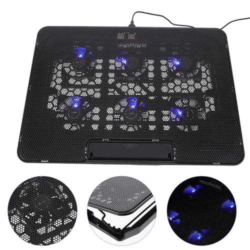 Operitacx 15.6"-17" Laptop Cooling Pad - Adjustable Laptop Cooler Stand with Quiet Fans, Ergonomic Notebook Fan Holder for Gaming and Office Use