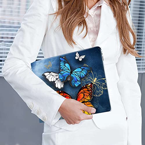 Laptop Notebook Skin Sticker Cover Decal Fits 12 13 13.3 14 15 15.4 15.6 inch Laptop Protector Notebook PC | Easy to Apply, Remove and Change Styles (Colorful Butterfly)