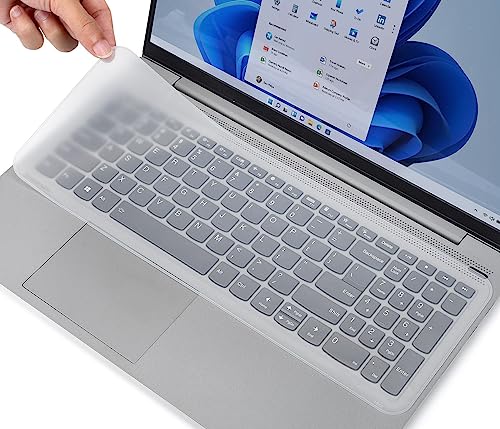 Universal Keyboard Cover Skin for 15.6" Laptop Notebook Keyboard, Dell HP Acer ASUS Lenovo MacBook Ultra Thin Waterproof Dustproof Keyboard Protector Skin(13.7" x 5.07") - Clear - size: 15-15.6 inch Universal Laptop Keyboard