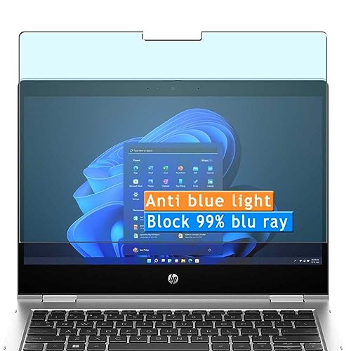 Vaxson 2-Pack Anti Blue Light Screen Protector, compatible with HP ProBook x360 435 G10 2-in-1 13.3" Laptop TPU Film Protectors Sticker [ Not Tempered Glass ]