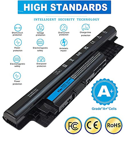 40WH XCMRD 14.8V Battery for Dell Inspiron 15 3000 Series Battery 3542 3521 3531 3537 3542 3543 3541 5521 5537 17 3721 3737 17R 5737 5721 14 3421 5421 3437 3443 Latitude 3440 3540 P28F P40F T1G4M