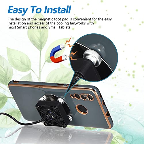 Dual 40mm USB Fan with 3 Speeds Adjustable 5V PC Fan Mini Case Fan Quiet Computer Fan Compatible for PC, TV Box, Router, Xbox, Playstation - style: USB 40MM Dual Fan