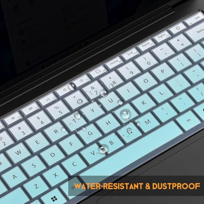 Keyboard Cover for 2026-2024 Microsoft Surface Laptop 8/7(7th Edition) 13.8 & 15 inch, Surface Laptop Accessories Ultra Thin Keyboard Protective Skin -Ombre Mint - color: Ombre Mint