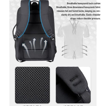 AYNEFY for Travel Business Expandable 25L to 60L Fits 17in Laptop for Men Dad Boyfriend Household Goods