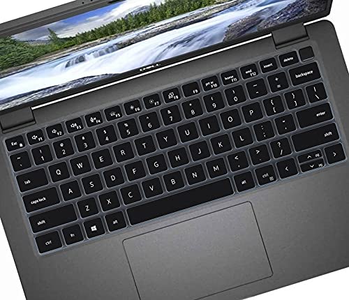 Keyboard Cover Skin for 14" Dell Latitude 7000 7410 7420 7430 7440 5440 5420 5430 5431, Dell Latitude 7520/Latitude 9000 9510 9520 9420 9430,Dell Latitude 14" Notebook Protector-Black - color: Black