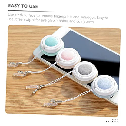 Beavorty 6pcs Macaron Electronic Glasses Cleaner Screen Cleaner Lens Cleaning for Eyeglasses