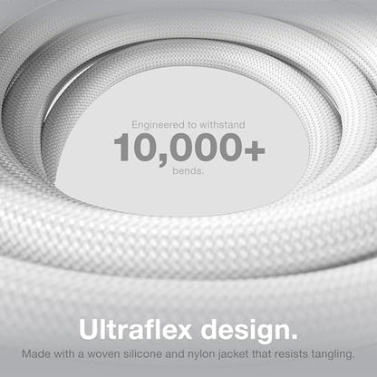 NOCO XGrid XC1: 240W USB-C to USB-C Cable with 3-Foot Durable Design | USB-IF Certified, Smart E-Marker Chip, 480Mbps Data, UltraFlex Braided Nylon & Silicone Jacket, 10,000-Bend Tested