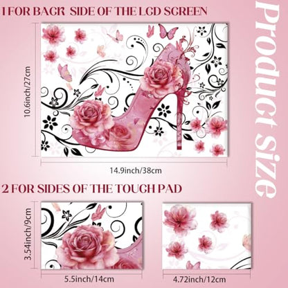 SUPERDANT Laptop Skin Sticker Decals Universal Notebook Vinyl Skin Cover - style: Pink High Heels