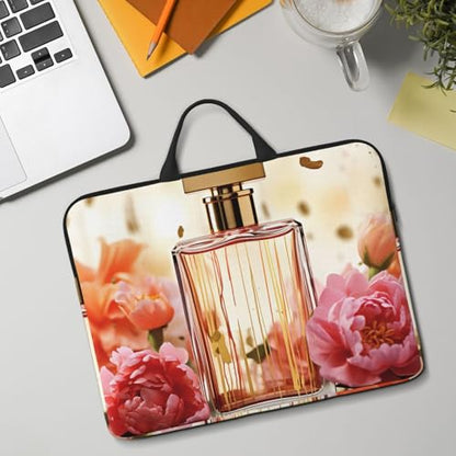 14 inch Laptop Sleeve with Handle Shockproof Laptop Bag Waterproof Computer Cover Bag Fashion Perfume Briefcase