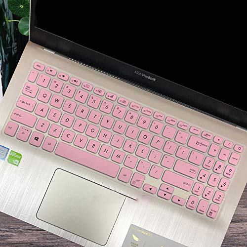 15.6 Inch Keyboard Cover Skin Compatible for Asus VivoBook 15 X512FL X512UF X512UA X512FA X512da X512UB F512 F512U F512DA X512 Y5000U,Black - color: Black