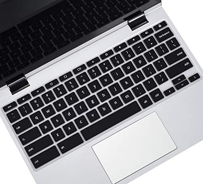 Keyboard Cover for 14" ASUS Chromebook Flip C433 C433TA C434 C434TA C302 C302CA/ASUS Chromebook CX1/ASUS Chromebook 14 C425TA/ASUS Chromebook C423NA C523NA Keyboard Skin-Black - color: Black
