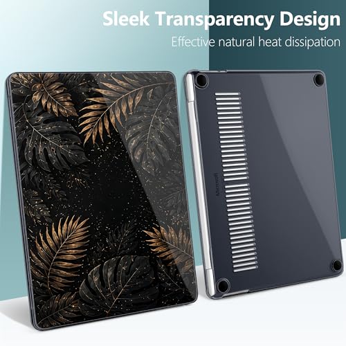 Batianda Luxury Tropic Leaf Case for Microsoft Surface Laptop 13 inch | Fits Surface Laptop 2025 13" Surface Laptop for Business 2026, Slim Hard Shell, Lightweight Protection, Precision Fit - color: Luxury Tropic Leaf
