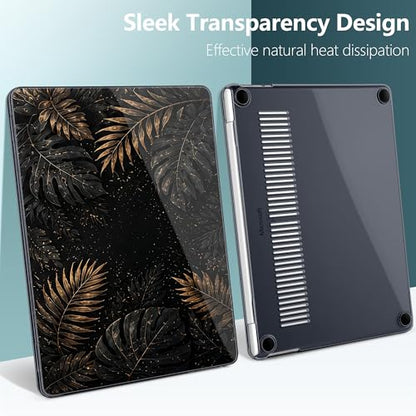 Batianda Luxury Tropic Leaf Case for Microsoft Surface Laptop 13 inch | Fits Surface Laptop 2025 13" Surface Laptop for Business 2026, Slim Hard Shell, Lightweight Protection, Precision Fit - color: Luxury Tropic Leaf