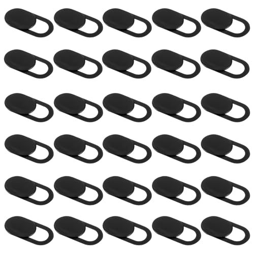 Giantree 30Pcs Camera Cover, Webcam Cover, Camera Privacy Covers Slide, Phone Laptop Cameras Covering Slide, Webcam Covers for Protect Your Privacy Security Fits Most Laptop, Desktop, Smartphone