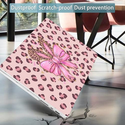 Mektron Case for M5 MacBook Pro 14 inch 2026 Model A3427 A3426 Fit 2025-2021 Model A3434 A3112 M4 A3112 A3401 A3185 M3 A2918 A2992 M2 A2779 M1 A2442 Cover, Cute Cheetah Bows - color: Cute Cheetah Bows