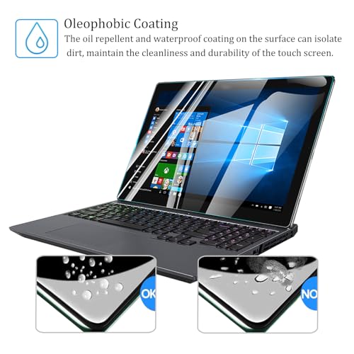 i-Tensodo 2 Pack Tempered Glass Screen Protector for 15.6" Samsung Galaxy Book 4 15.6" /Galaxy Book 3 15.6" /Galaxy Book 2 15.6", 9H Hardness Tempered, Ultra HD, Anti Fingerprint - color: Tempered Glass