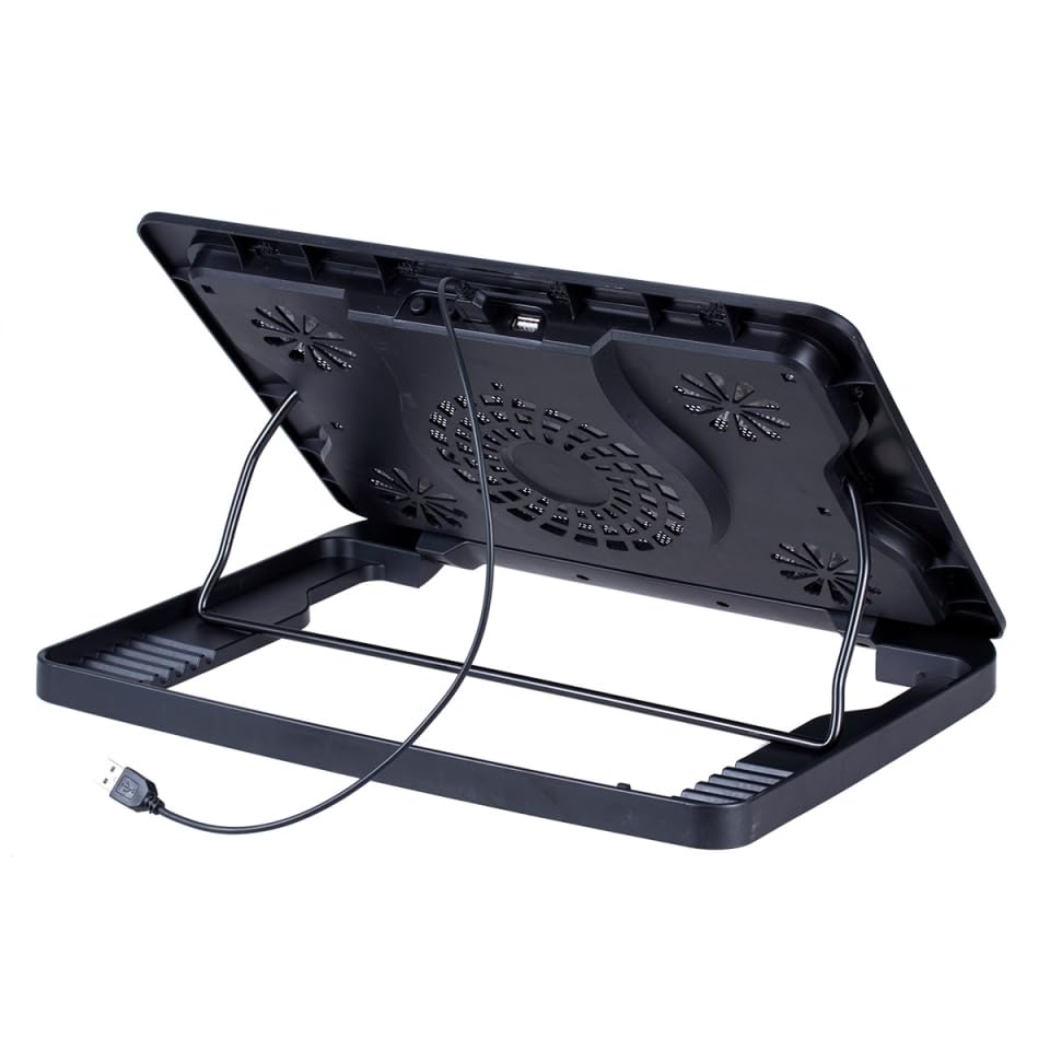 Gatuida Notebook Cooler Cooling Pad with USB Fans Energy-Saving Laptop Cooling Mat Stand for Heat Dissipation Easy Installation Compatible with Laptops