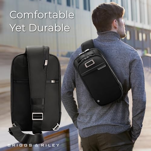 Briggs & Riley @work Sling - color: Black, size: Medium Sling Backpack