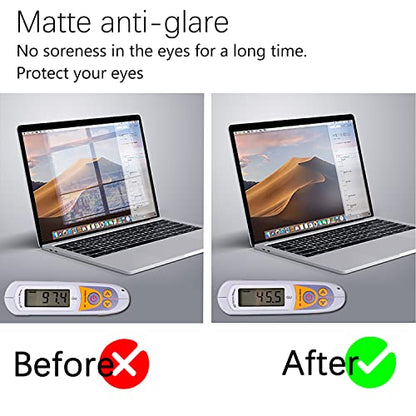 3 Pack Anti Glare Screen Protector for New Apple 2026-2025-2024-2023 MacBook Air 15 inch (Model: A3448 A3241 A3114 A2941) Laptop with M5 M4 M3 M2 Chip 15.3 inch Laptop,Anti Fingerprint (Matte) Shield - size: MacBook Air 15.3 inch