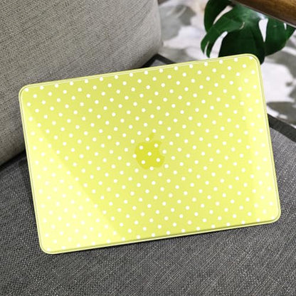 MEEgoodo Printed Case for New MacBook Neo 13 Case inch 2026 Release Model A3404, Laptop Hard Shell with Keyboard Cover & Screen Protector & USB-C Adapter, Citrus & White Polka Dots - color: Citrus & White Polka Dots