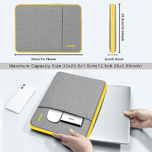 Hseok Laptop Case 13.3-14 Inch Sleeve, Water-Resistant Computer Bag Compatible with MacBook Neo/Pro 14" M5/M4/M3/M2/M1 and All 13.3" Mac Air/Pro, XPS 14 and Most Popular 13.3"-14" Notebook，L02G01 - color: L02G01, size: 13.3"