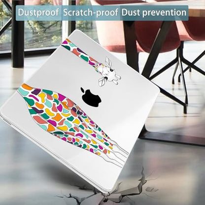 Mektron Case for 2026 MacBook Neo 13-inch A18 Pro chip A3404 Laptop Cover with 13-inch (Diagonal) Liquid Retina Display+ Keyboard Cover+ Screen Protector, Giraffe - color: Giraffe