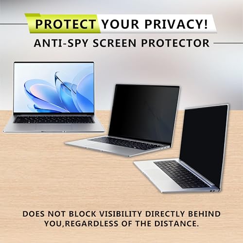 14 Inch Laptop Privacy Screen Filter Compatible with HP/Dell/Acer/Samsung/Lenovo/Toshiba for 16:9 Widescreen Display Laptop Privacy Screen Anti-Blue and Anti-Glare Protector with Webcam Cover | Anti-glare protective film, blue light filtering safety shiel