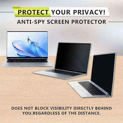 14 Inch Laptop Privacy Screen Filter Compatible with HP/Dell/Acer/Samsung/Lenovo/Toshiba for 16:9 Widescreen Display Laptop Privacy Screen Anti-Blue and Anti-Glare Protector with Webcam Cover | Anti-glare protective film, blue light filtering safety shiel
