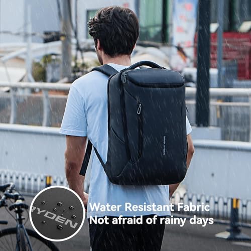 MARK RYDEN Business Backpack for Men, Waterproof High Tech Backpack with Sport Car Shape Design and USB Charging Port, Travel Laptop Backpack Fits 17.3 Inch Notebook | Waterproof Tech Backpack with USB Charging Port, Professional Work Backpack for Travel,