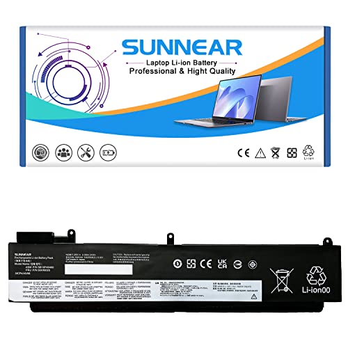 00HW023 00HW022 SB10F46461 SB10F46460 Laptop Battery Replacement for Lenovo ThinkPad T460S T470S Series Notebook 00HW036 SB10F46474 00HW037 SB10F46475 11.4V 24Wh 2065mAh 3-Cell - size: 11.73*3.27*1.50 inches 00HW023