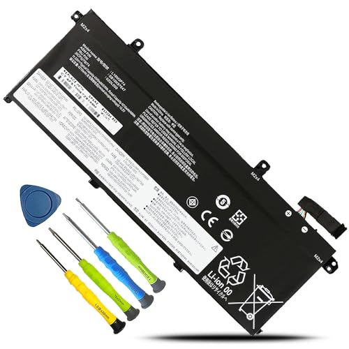 51Wh L18M3P74 L18L3P73 L18C3P72 L18M3P73 Laptop Battery Replacement for Lenovo ThinkPad T14 Gen1/Gen2 ThinkPad T490/T495/P43S/P14s Series 02DL007 SB10K97646 11.55V 4372mAh - size: 10.23*3.34*0.39inch L18M3P74