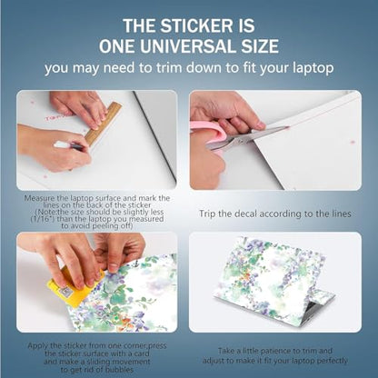 Laptop Notebook Skin Sticker Cover Decal, 12 13 13.3 14 15 15.4 15.6 inch Laptop Vinyl Skin Sticker Cover Art Protector Notebook PC (NEK-50) - color: NEK-50