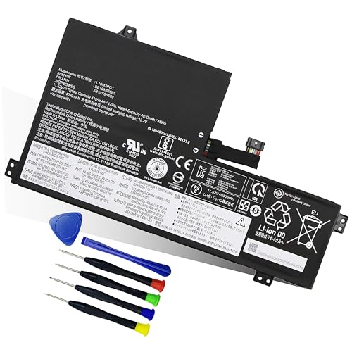 47Wh L19M3PG1 L19C3PG1 L19L3PG1 Battery Replacement for Lenovo 100e 300e Chromebook 2nd Gen AST 82CD 82CE ideapad 3 CB-11AST05 82H4 Series SB10X68685 5B10X65680 5B10X65684 5B11A25390 - 11.52V 4105mAh - size: 8.50*4.88*0.19 IN L19M3PG1