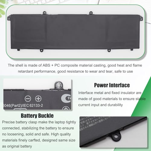 C31N2201 Laptop Battery Replacement for ASUS Vivobook 15 X1504VA X1504ZA Go 15 E1504FA E1504GA 14 OLED X1405VA 16 OLED M1605YA X1605EA X1605PA X1605ZA 14X OLED X1403VA 15X OLED M3504YA 11.55V - size: 10.61*2.82*0.19inch C31N2201