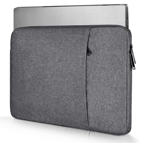 15.6 16 inch Laptop Case Sleeve for Dell 15 Laptop/16 Plus/Inspiron, Aspire Go 15/ Chromebook, Lenovo ideaPad/Yoga, Samsung Galaxy 16 Protective Carrying Computer Bag, Space Grey - color: Space Grey, size: 15.6 -16 Inch