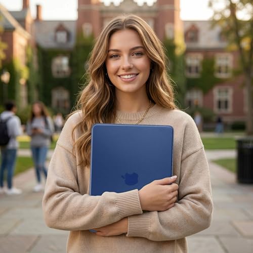 Matte Frosted Compatible with MacBook Neo 13 Inch 2026 (Model A3404 | A18 Pro Chip) | Anti-Crack & Scratch & Fingerprint | 100% Match Official Color Indigo - color: Matte Indigo Clear