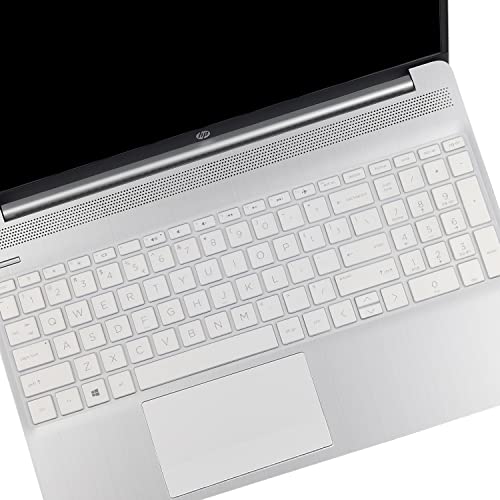 Keyboard Cover for 15.6 HP Laptop 15-dw 15-dy 15-ef 15-da/db 15-dy5033dx 15-dy5131wm 15-dy2702dx 15-dy2703dx 15-da0012wm 15-db0015dx 15-ef2126wm, Envy 15m-dr/ds 17-bs/bw 15m-dr1011dx 15-ds1010wm - color: Clear