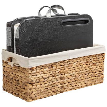 LAPGEAR Designer Lap Desk – Buffalo Check, 2-Pack with Storage Basket - color: Buffalo Check, size: 2-Pack Lap Desks + Basket