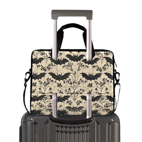 MNSRUU Laptop Bag for 15.6 inch Black Gothic Bats - color: Bat I13854