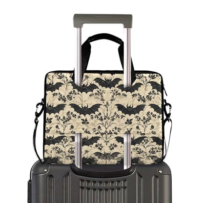 MNSRUU Laptop Bag for 15.6 inch Black Gothic Bats - color: Bat I13854