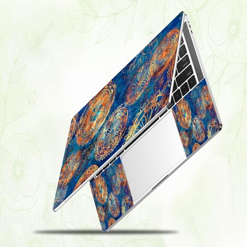 Laptop Skin Sticker Decal, Universal Reusable Vinyl Laptop Cover for 12" 13" 13.3" 14" 15" 15.4" 15.6" Notebook PC, Reusable Waterproof Scratch-Resistant with 2 Wrist Pads,Art Mandragora - color: Art Mandragora