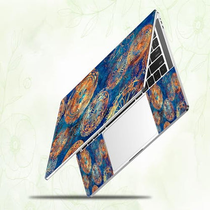 Laptop Skin Sticker Decal, Universal Reusable Vinyl Laptop Cover for 12" 13" 13.3" 14" 15" 15.4" 15.6" Notebook PC, Reusable Waterproof Scratch-Resistant with 2 Wrist Pads,Art Mandragora - color: Art Mandragora