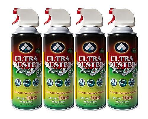 Ultra Duster Canned Air Industrial Strength 10oz 4 Pack Y - style: 4 Pack