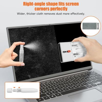 Laptop Cleaning Kit Keyboard Cleaner Brush, 22-in-1 Laptop Cleaner Tool | Multi-Function, for MacBook, Phone, Headphone, Earbuds, Camera Lens and Other Electronic Device, All-in-one with Upgrade