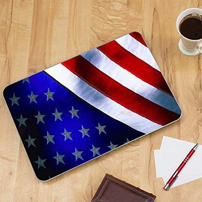 Flags | Custom Fit Made to Order Laptop Notebook Skin Vinyl Sticker Cover Decal Fits 13.3" 14" 15.6" 16" HP Lenovo Apple Mac Dell Compaq Acer American Flag Waving USA Pride Proud - color: Style 1