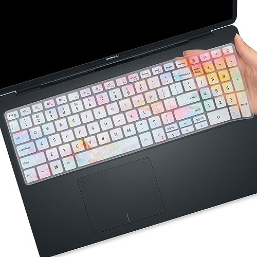 Keyboard Cover for 2022 2021 Dell Inspiron 15 17 5501 5502 5505 5508 5584 5590 5593 5598 7000 7500 7590 7591 7501 7506 7706 7790 Vostro 3501 3502 3505 5501 5502, 7590 5590, Inspiron 15 3000 5000 7000 - color: Colors