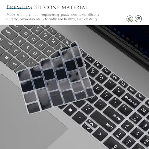 Keyboard Cover for 2025 HP OmniBook 7 Laptop 17-dc0097nr 17-dc0037nr 17t-dc000 17.3", HP OmniBook 7 16-az0097nr 16-ay0087nr 16t-ay000 16t-az000 16 inch Skin(Not fit Omnibook X 17-dd 17t-dd)-Black - color: Black