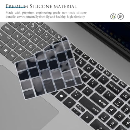 Keyboard Cover for 2025 HP OmniBook 7 Laptop 17-dc0097nr 17-dc0037nr 17t-dc000 17.3", HP OmniBook 7 16-az0097nr 16-ay0087nr 16t-ay000 16t-az000 16 inch Skin(Not fit Omnibook X 17-dd 17t-dd)-Black - color: Black